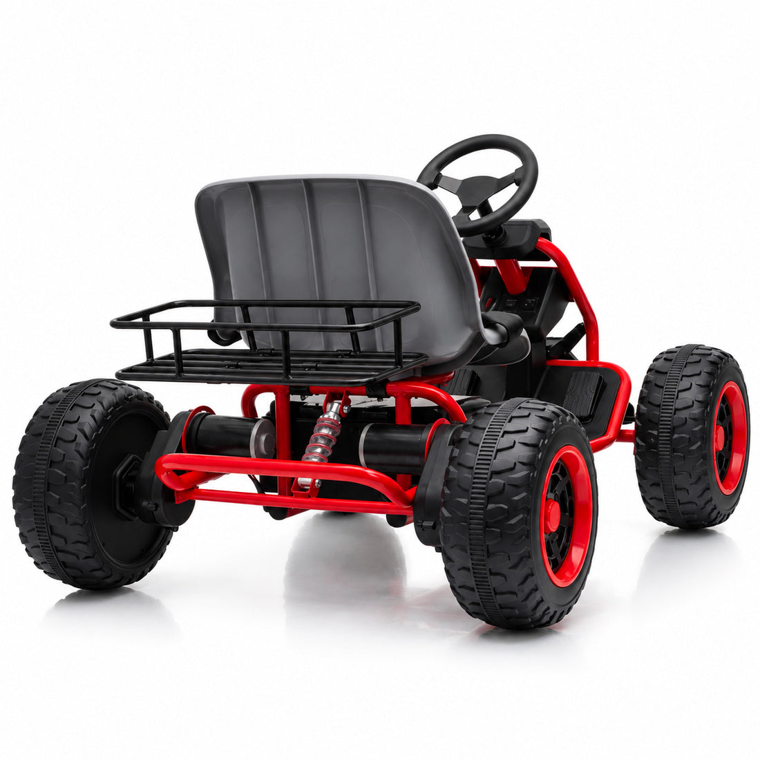 XMX669 off-road buggy in Red – rear three-quarter view