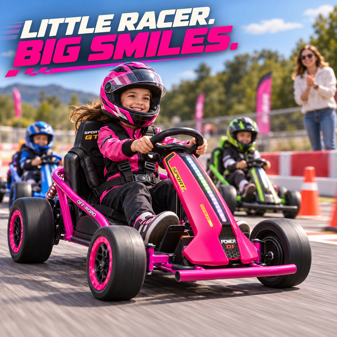 JC020 drift go-kart in Rose – kids racing for fun