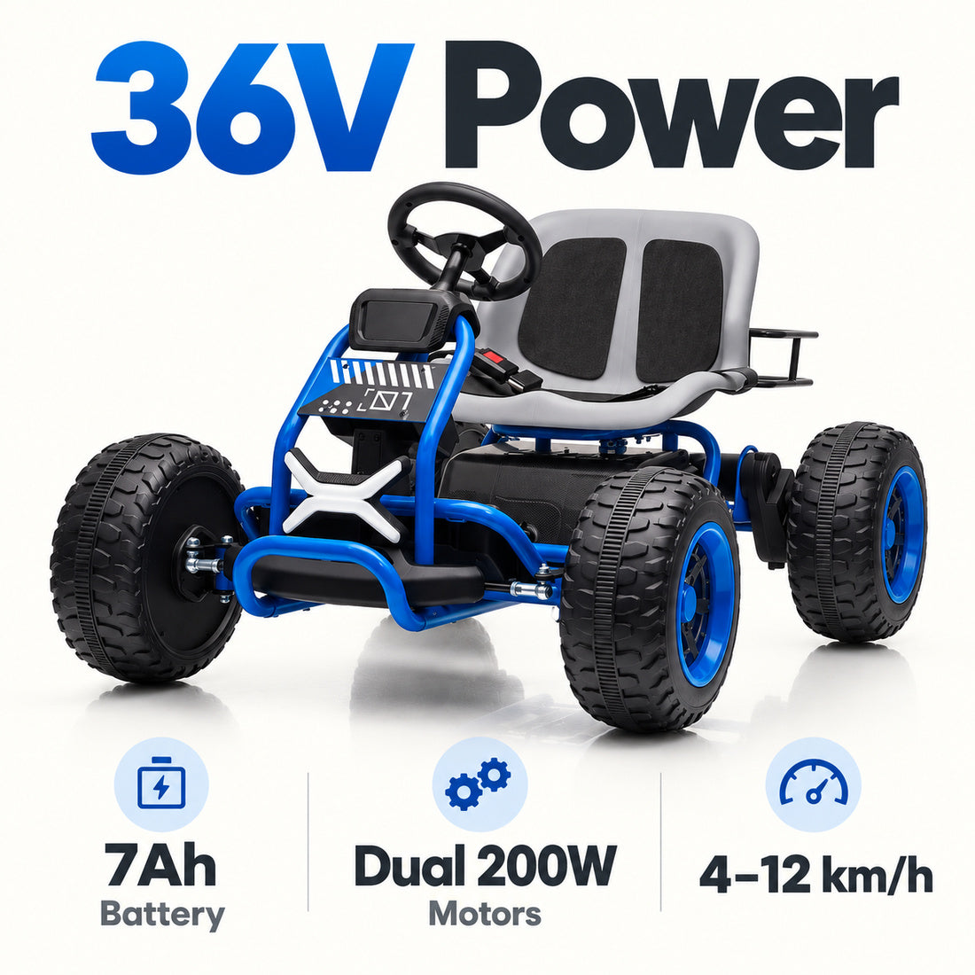 XMX669 off-road buggy in Blue – 36V power and key features