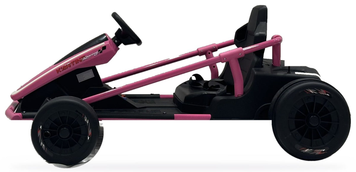 Side view of the rose go-kart